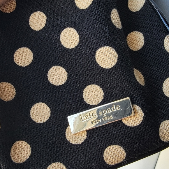 Kate Spade Lizzie Lady Frames Polka Dot  Purse Handbag - Picture 2 of 5